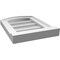 Ekena Millwork Arch Top Surface Mount PVC Gable Vent: Functional, w/ 2"W x 2"P Brickmould Sill Frame, 12"W x 16"H GVPAR12X1603SF - alternate 3